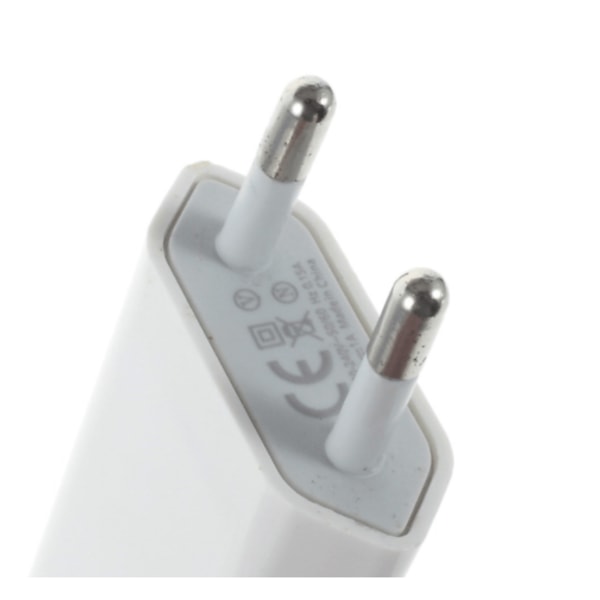 2-pak universel vægadapter 1A vægoplader iPhone / Samsung osv.