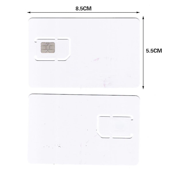 Skrivbart Blankt SIM-kort 4G LTE USIM-kort Programmerbart WCDMA GSM Micro Nano SIM-kort 2FF 3FF 4FF Til Telekomoperatør