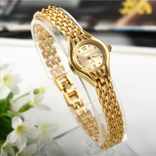 Women's Watch Quartz Watch Small Golden Dial Leisure Popular Elegant-WELLNGS