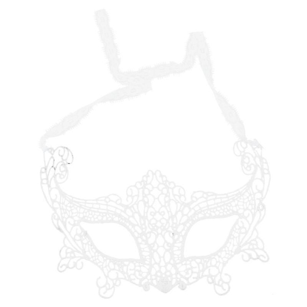 Mode Kvinnors Cosplay Seksikäs Silkkisilmänauha Pitsi Silmämaski Halloweenille / Jouluun / Maskeraadiin / Kostyymipäiville (Valkoinen)