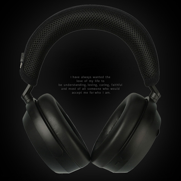 Nätöverdrag för huvudband för Sennheiser MOMENTUM 4 hörlurar Kuddeöverdrag Grey 0.03