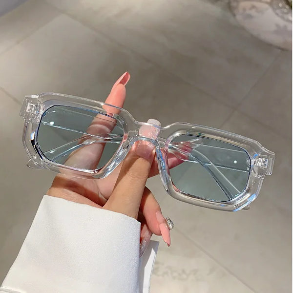 2024 Anpassade logotyp Specifikationer Herr Tjock Ram Lyx Märkes Solglasögon Svarta Ramar Glasögon Läsglasögon För Herrar Specifikationer För Herrar C3 Rectangle sunglasses