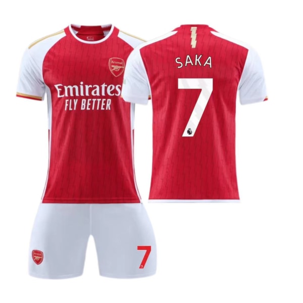 23-24 Arsenal home jersey No. 11 Salah children's adult suit football uniform