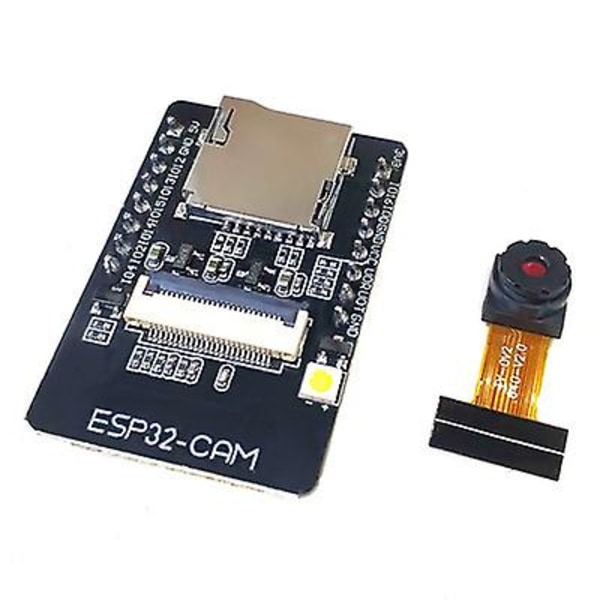 1 pakke Esp32-cam Wifi Bluetooth Esp32-cam-mb kort - USB til Ch340g seriell port med Ov2640 2mp kameramodul