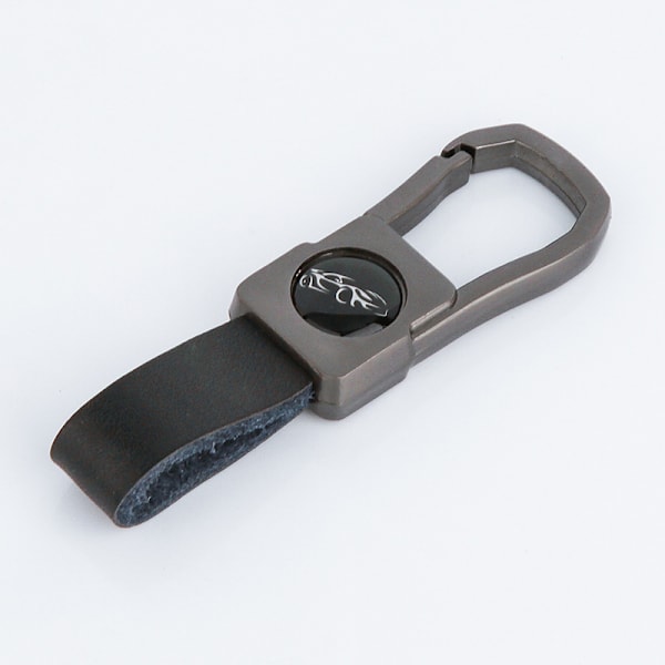 Rund billogo nøkkelring for menn - Honda & Hyundai metall nøkkelring anheng, biltilbehør Wild Horse Silver Hardware