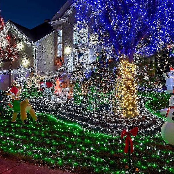 Julmini-ljusslingor, 50 LED-ljusslingor med UL-certifiering Green