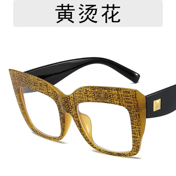 Nya lyxiga designer UV400 PC-ramar solglasögon kvinnor Gafas vita ram glasögon C9 Colour