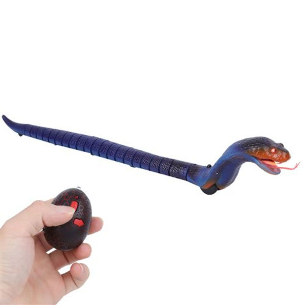Slange Rattle Toy Fjernkontroll USB-lading med innfellbar hale
