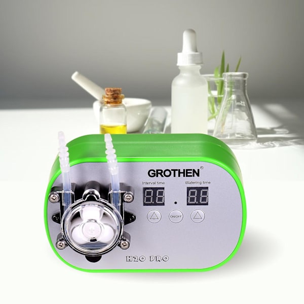 GROTHEN tidsindstillet doseringspumpe peristaltisk pumpe doseringspumpe smart vanding enhed mængde timing kontrol med