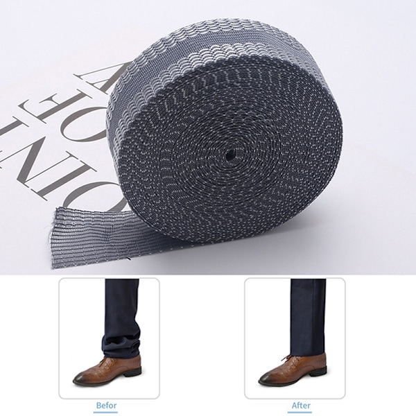 Self adhesive tape for pant legs Edge shortening too