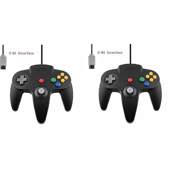 Paketti Klassisia Johdollisia N64 Ohjaimia Retro Peli 64 Bitti Pelin Ohjain Joystick Vaihto-Ohjain 09 2pcs