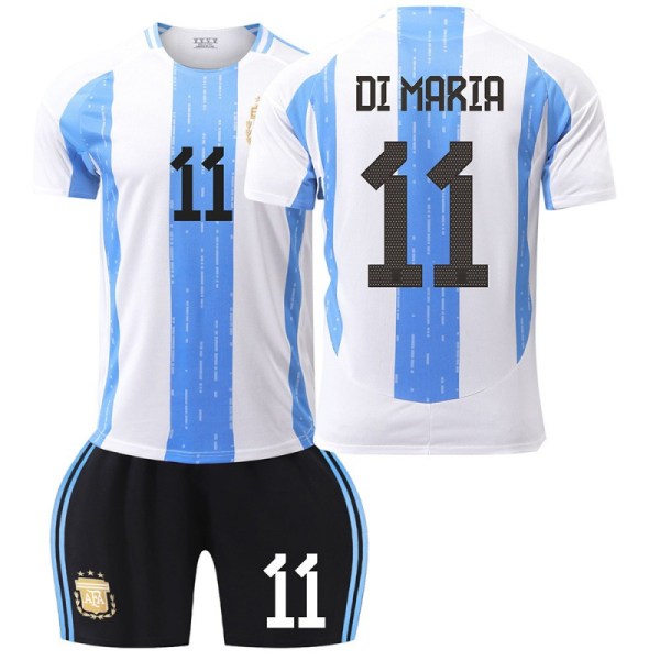 Uusi 24-25 Argentiinan jalkapalloasu nro 10 tähti koti 11 Di Maria 21 Dybala paita Home No. 11 18