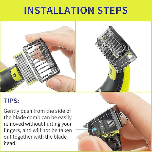 1/2/3/5mm Guidekamme Trimmer Clipper Kropshud P-hilips Norelco One Blade