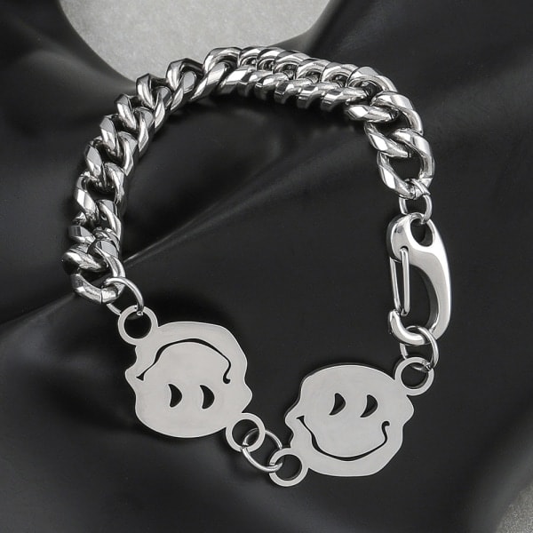 Shrimp Knight Smile Face Connect Bracelet