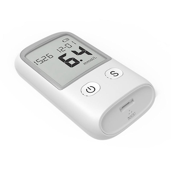 Hæmoglobinmåler Hæmoglobintester Hæmoglobintestkit Glucometer til måling af blodsukker, 50 tests + 50X nåle