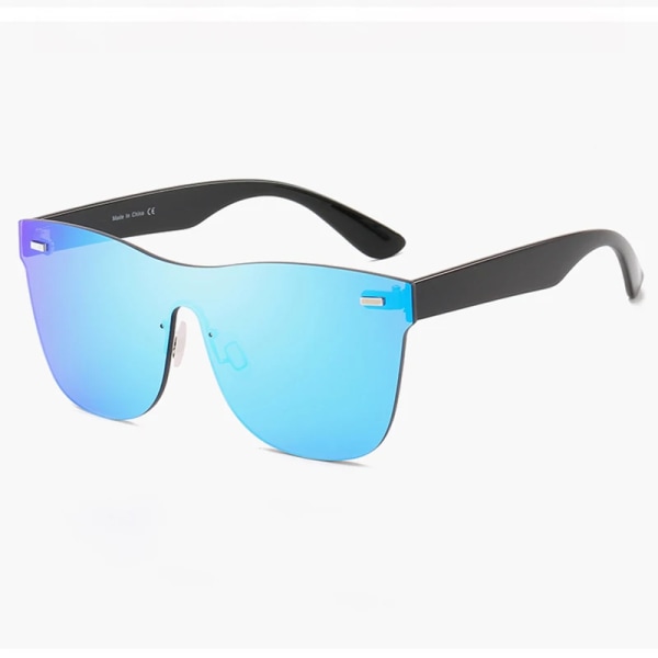 SKYWAY Luksus Brand Design Stelfri Enkelt Stykke Linse Solbriller Mode Enkelt Linse Solbriller C5 As Picture