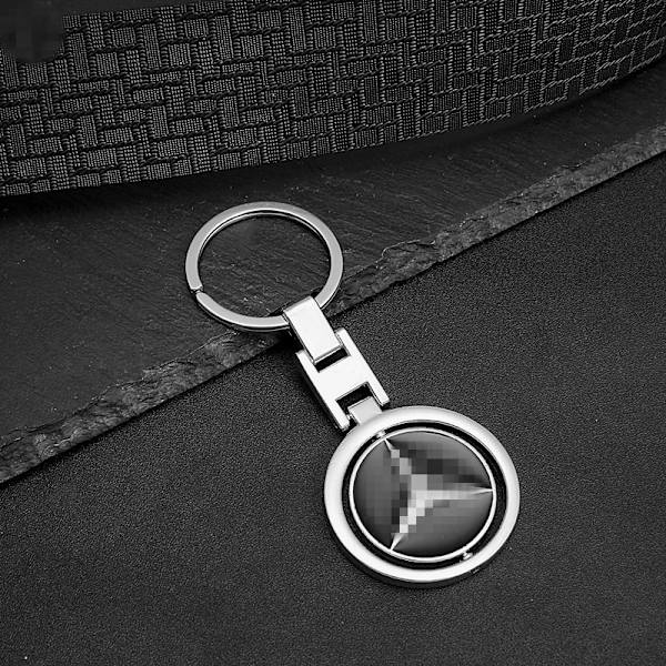 Pyöreä Auton Logo Avaimenperä Miehille - Honda & Hyundai Metalli Avaimenperä Ripustus, Autotarvikkeet Dihao