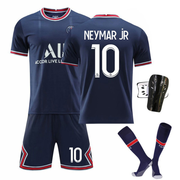 21-22 Paris hemmatröja klassisk nr 30 stjärna nr 10 Neymar nr 7 Mbappe fotbollströja Paris home 4 ,socks +gear 2XL#