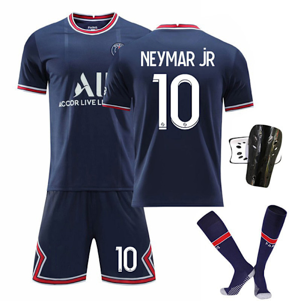 21-22 Paris hemmatröja klassisk nr 30 stjärna nr 10 Neymar nr 7 Mbappe fotbollströja Paris home number 7 with socks L#