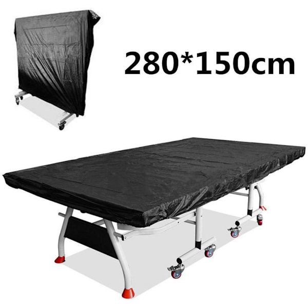 Ping-pong bord, 280cm, Universal, Svart