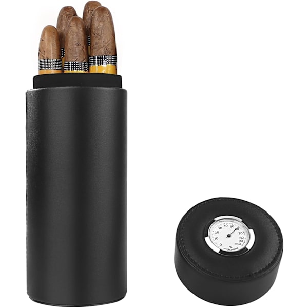 Sigar etui, Zedernholz foret lær sigar humidor med fukter