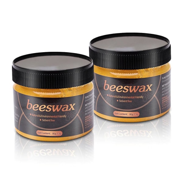 Beeswax Furniture Interior Wood Indoor and Outdoor 2-Pack