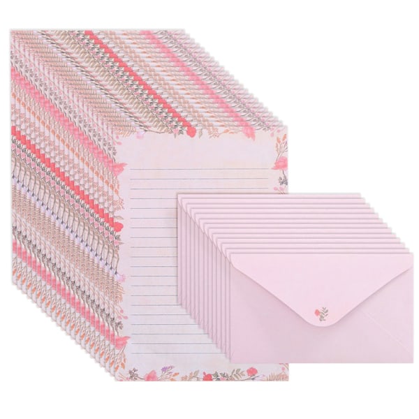 Lined stationery and envelope set, for cards, birthday,