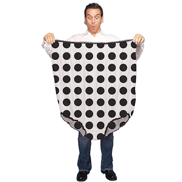 Nye morsomme store truser Mama truser Plus Size Granny truser for kvinner menn-Perf Black and white dots