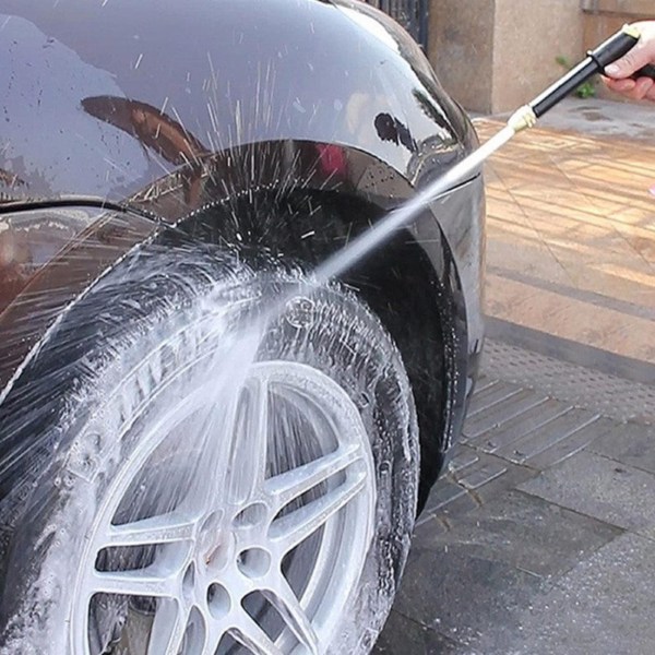 Multifunktions högtrycksvattensprutpistol - biltvätt och trädgårdsredskap med tre kontakter - perfekt för biltvätt och utomhusbruk