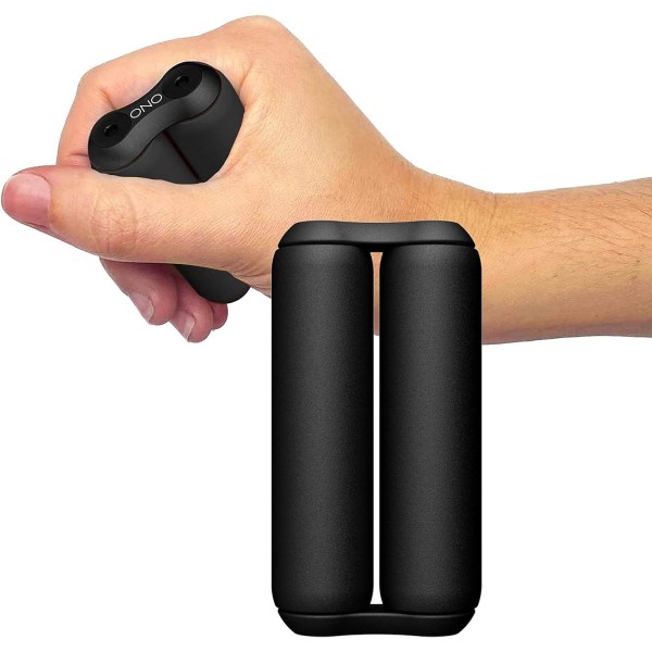 Silent fidget toys för att främja fokus och stress relief - hjälper till att utveckla finmotorik och underlättar hud- och nagelplockning - storlek för små händer black