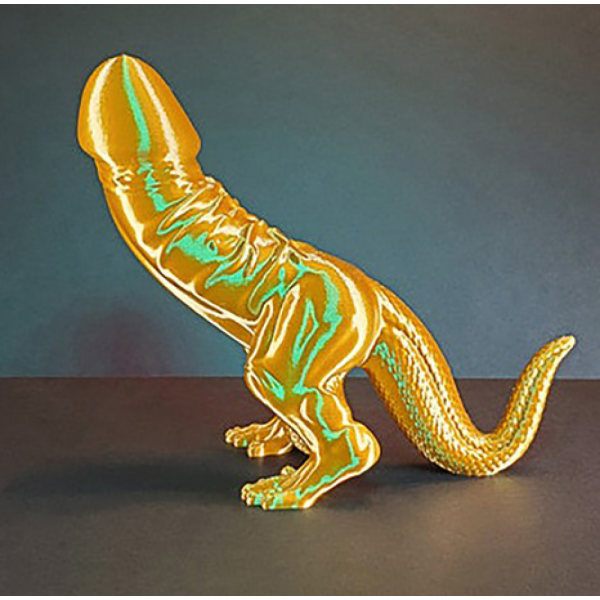 Dino-Dick Dickasaurus Rex svensexa present Roligt upptåg, svensexa present gag present green