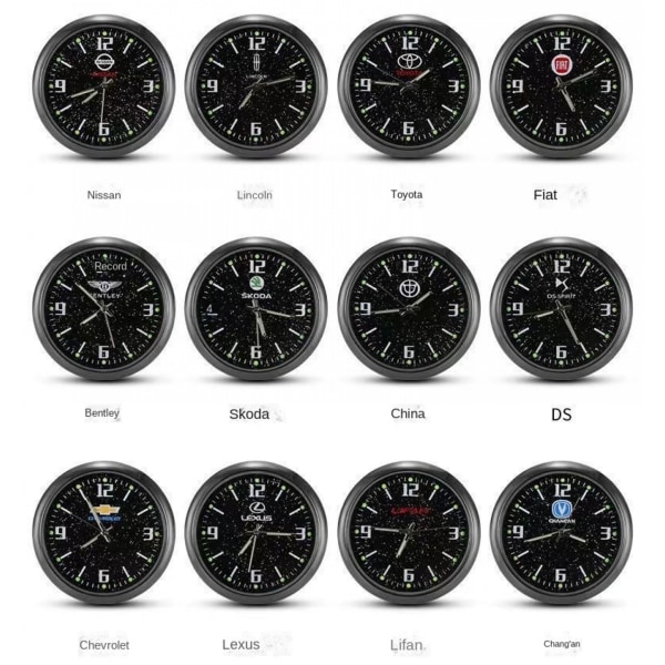 40mm Quartz Clock Spirit Motorcykelklocka Watch elektronisk watch bil Haima