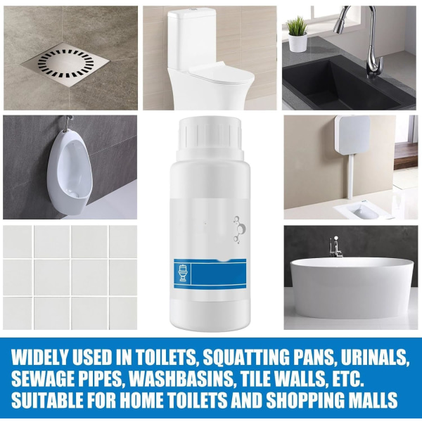 2024 New Splash Foam Toalettrengöring - Automatiskt rengöringsskum för toaletter, hukpannor, urinaler och rör 1 pcs