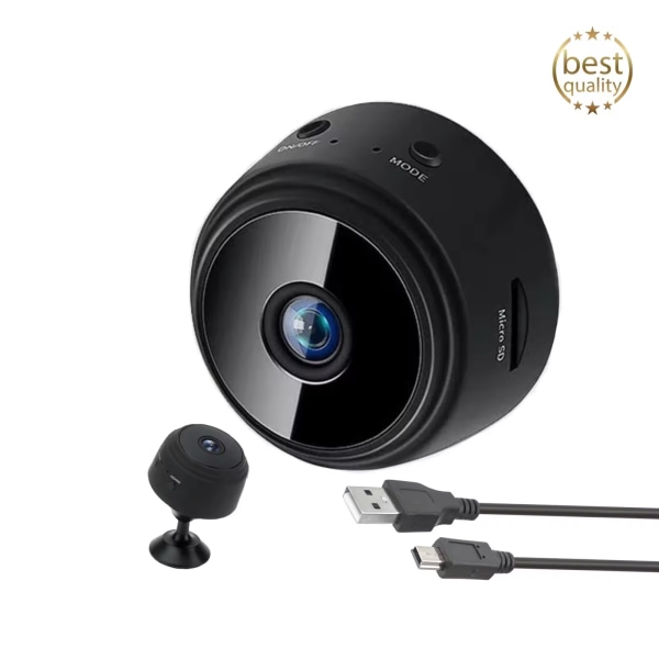 Hidden Spy Camera HD 1080p - Mini WiFi Spy Camera for Mobile View - Kamouflerad övervakning med rörelsesensor och mörkerseende, generisk