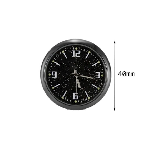 40mm Quartz Clock Spirit Motorcykelur Vandtæt elektronisk urbil Mazda