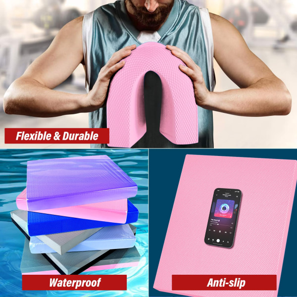 Memory Foam -tasapainotyyny fysioterapiaan - Pehmeä pehmuste kuntoutukseen ja kuntopyörämattoon blue