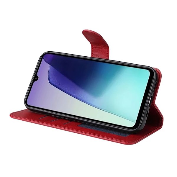SKALO Xiaomi Redmi 14C PU-Læder Pung Etui - Flere farver Red Röd