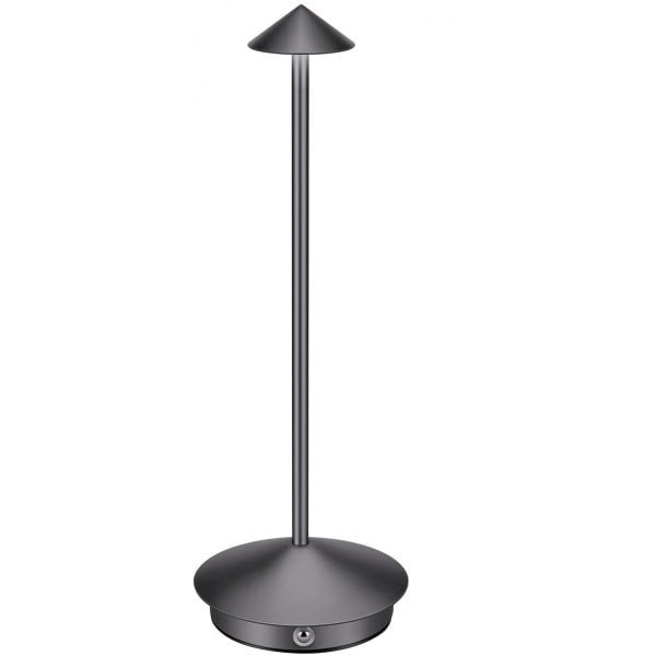 Bärbar sladdlös LED-bordslampa - Dimbar nattlampa med 3 färglägen, idealisk för inomhus-/utomhusbruk i restauranger, hem och utomhus Gold