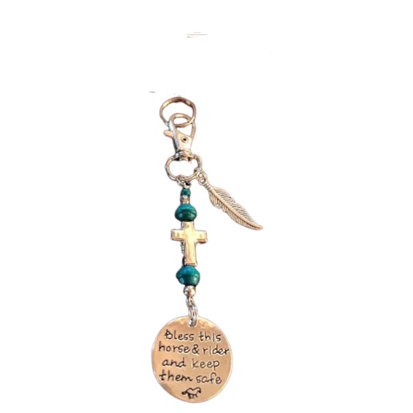 Horse Lover's Bridle Charm Clip - Snygg prydnad för ridsportentusiaster A