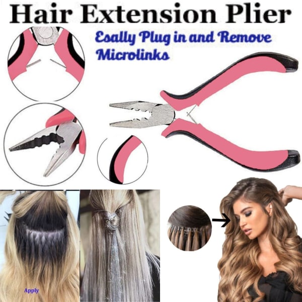 Hair Extensions Tang 5" til Nano Rings Salon Professional