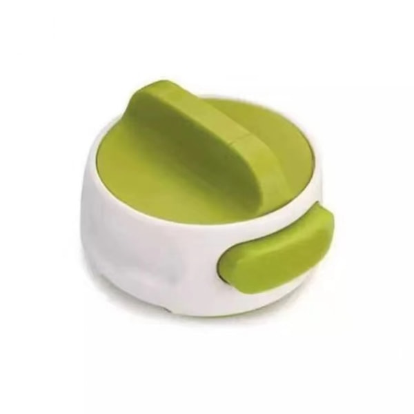 Can-Do Compact dåseåbner Easy Twist Release Bærbar pladsbesparende manuel rustfrit stål, grøn