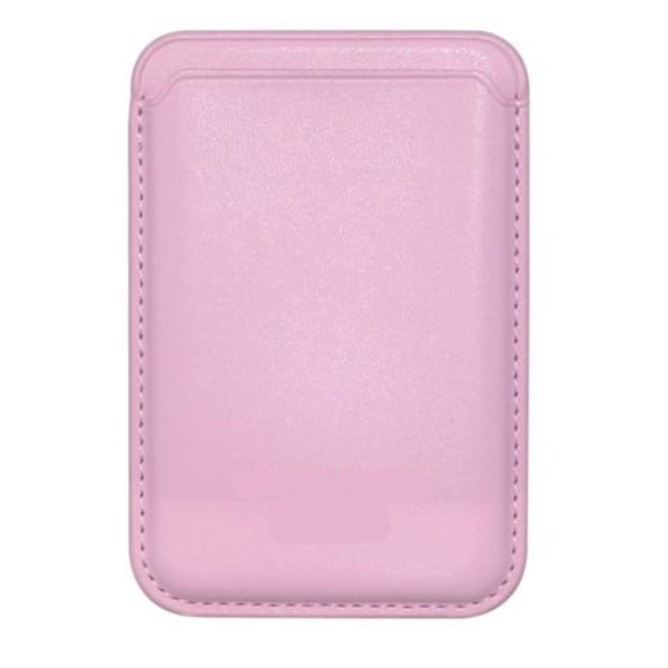 Plånbokshållare för magnetkort med MagSafe för iPhone 15/14/13/12-serien pink