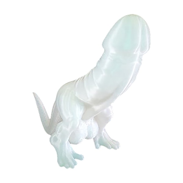 Dino-Dick Dickasaurus Rex svensexa present Roligt upptåg, svensexa present gag present White