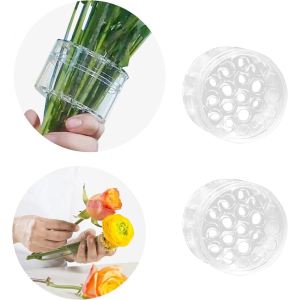 2024 Ny spiral Ikebana stamhållare, blommönster för vas Elegant Centerpiece Design Company, fest, Mors dag Blomsterarrangemang 2.8X1.8 IN