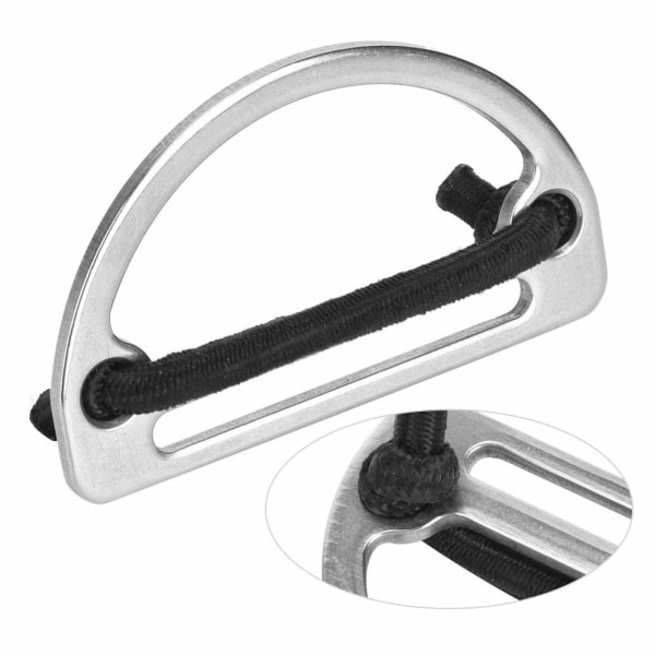 Glat rebound D-ring Vægt strop stop Dykker glideholder