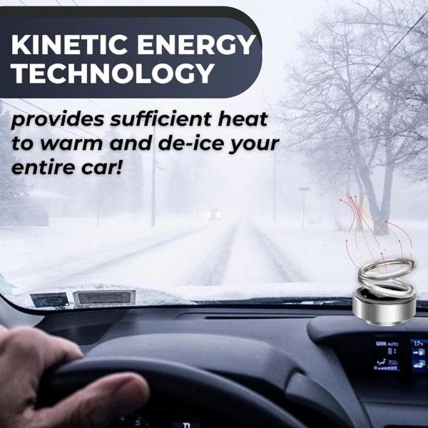 Aexzr Portable Kinetic Mini Heater - Snygg och effektiv - Perfekt för att hålla värmen på språng -4 färger tillgängliga Red*1