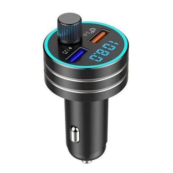 Bluetooth FM-sändare Bil MP3-radio Snabbladdning Dubbel USB 3A