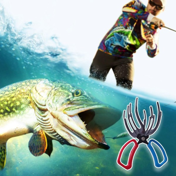 Premium Fish Gripper Tång: Säkra din fångst med lätthet! Viktigt redskap för svenska sportfiskare. Beställ nu 2 Claws