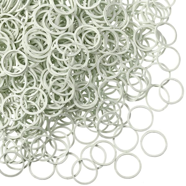 Hot tilbud til lav pris! 1000 stk. Mini Elastikker Bløde Elastiske Bånd til Børns Hårfletninger Hår White