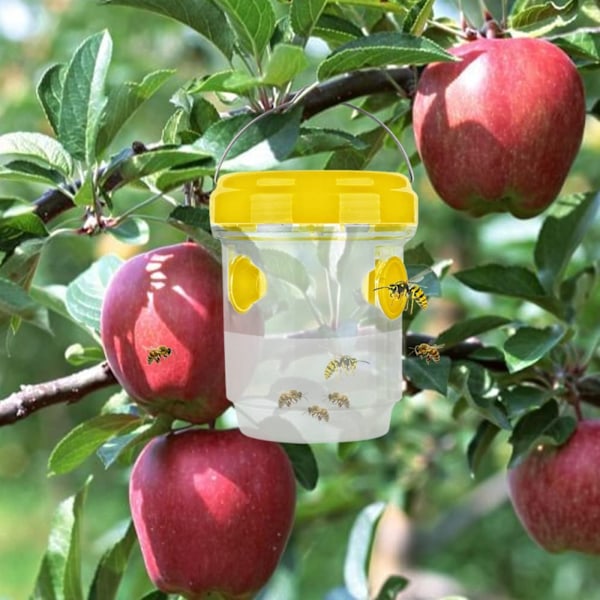Humlefälla, Utomhushängande geting- och bålgetingfälla, Plastflaska inomhus Humlefälla Kit, mygga, fluga, myggfälla (set med 4) 2pcs